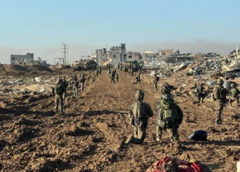 Unidad de élite antiterrorista de las FDI combatiendo en Gaza