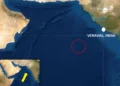 Un avión no tripulado alcanza un buque frente a la costa india