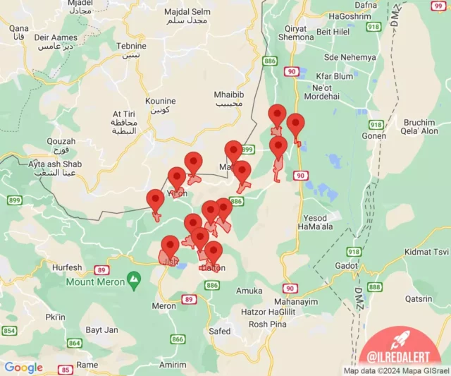 Suenan alertas de infiltración de drones en el norte de Israel