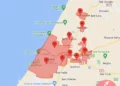 Sirenas en Ashkelon y las comunidades fronterizas de Gaza