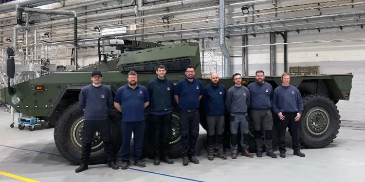 RBSL completa formación de montaje del vehículo de infantería mecanizada Boxer en Alemania