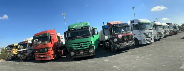 187 camiones de ayuda llegaron a Gaza desde Israel y Egipto hoy
