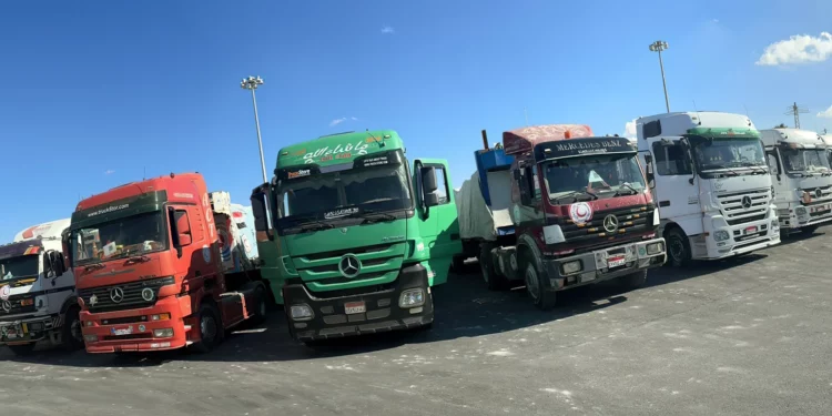 187 camiones de ayuda llegaron a Gaza desde Israel y Egipto hoy
