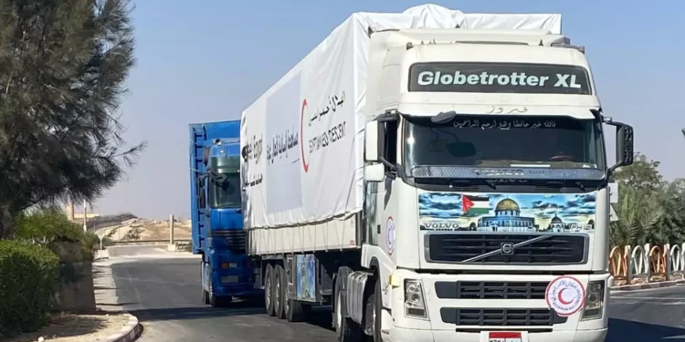 Hoy han entrado en Gaza 227 camiones de ayuda humanitaria