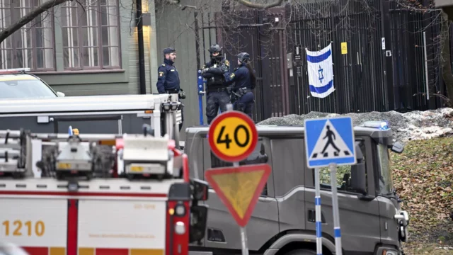 Objeto sospechoso cerca de embajada de Israel en Suecia