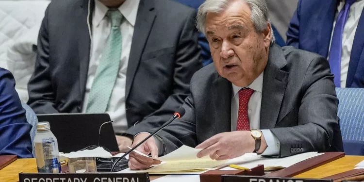 Antonio Guterres implora a los países que sigan donando a la UNRWA
