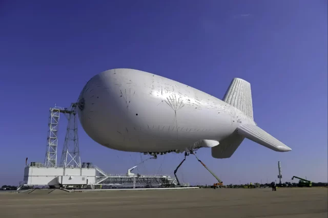 Globo de observación Sky Dew de Israel para detectar amenazas