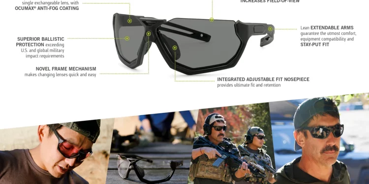 Revision Military lanza innovadoras gafas balísticas SlingShot™