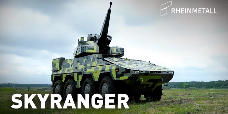 Sistema móvil de defensa antiaérea Skyranger 30 de Rheinmetall alcanza un importante hito