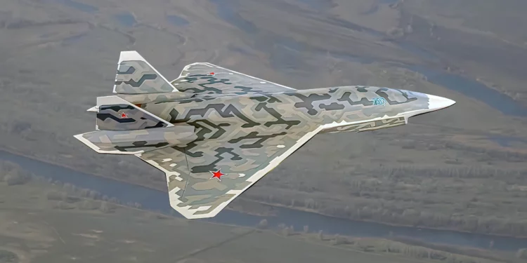 Camuflaje “distorsionador” para el Su-75 Checkmate
