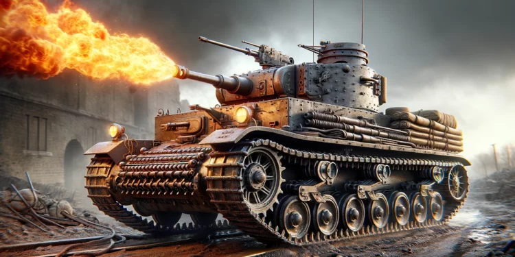 El devastador tanque Lanzallamas Churchill “Cocodrilo” en la II Guerra Mundial