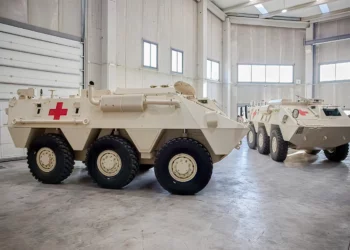 España entregará a Ucrania ambulancias blindadas Tecnove BMR-600 6×8