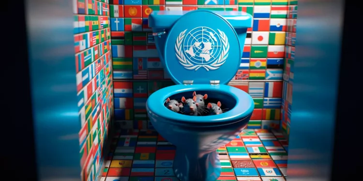 El retrete de la moralidad: El espectáculo ratonil de la ONU