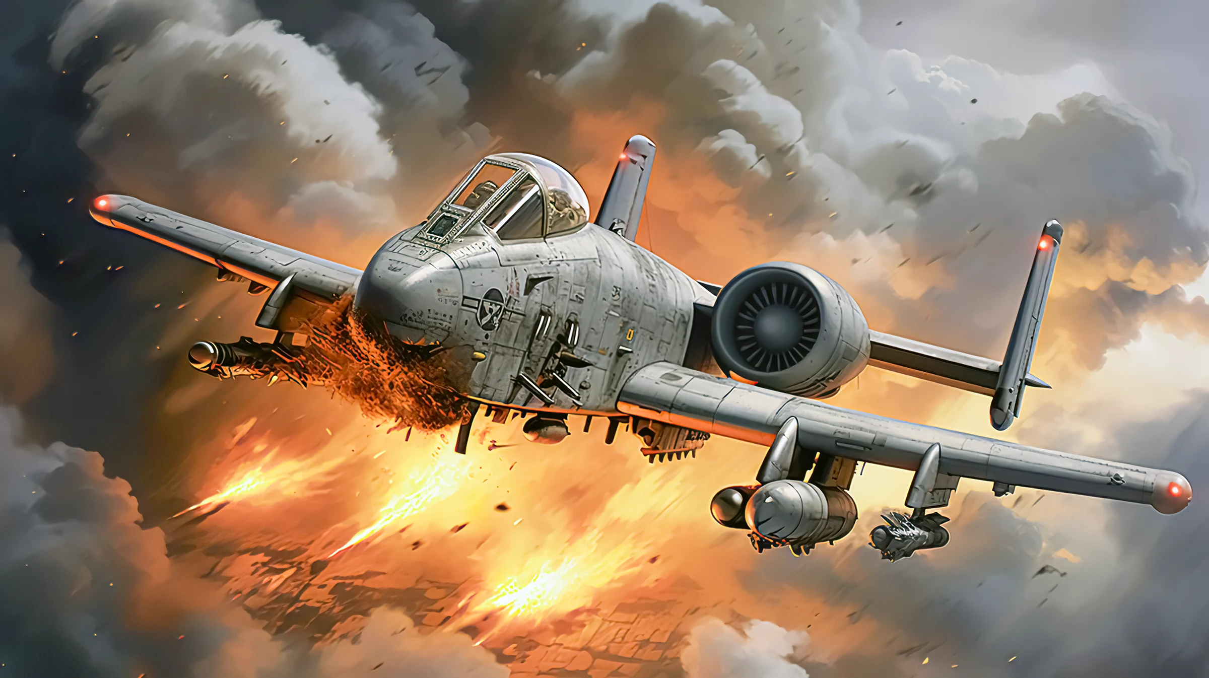 El impresionante arsenal del A-10 Thunderbolt II