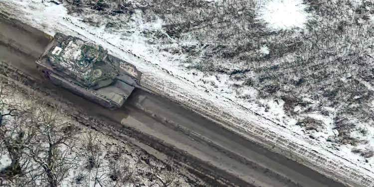 Los tanques M-1 Abrams de Ucrania entran en acción