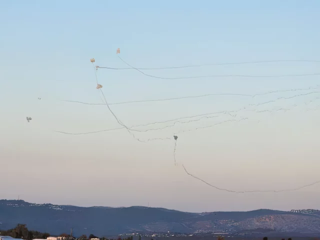 Varias intercepciones de la Cúpula de Hierro avistadas sobre Galilea