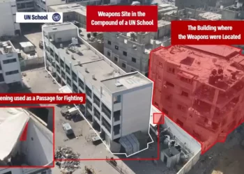 Armas de Hamás cerca a escuela gestionada por la ONU en Gaza