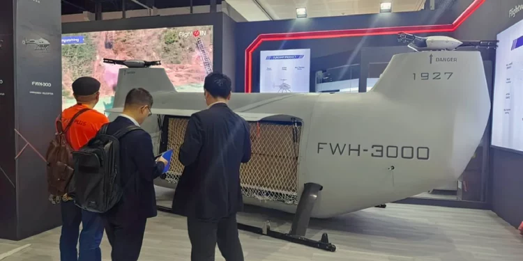 Flightwin presenta los sistemas de helicópteros no tripulados FWH-3000 en UMEX 2024