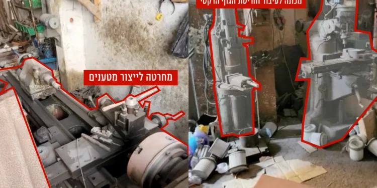 FDI hallan fábrica de explosivos y cohetes de Hamás en ciudad de Gaza