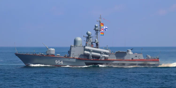 Corbeta rusa Ivanovets hundida como el 20% de su flota del mar Negro
