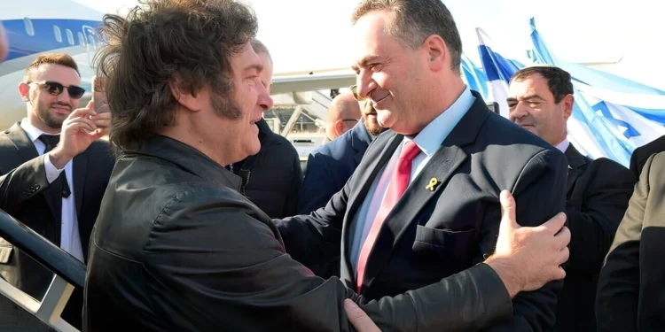 El presidente de Argentina llega a Israel