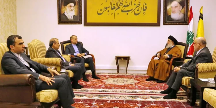 Nasralá se reúne en Líbano con el ministro iraní de Asuntos Exteriores