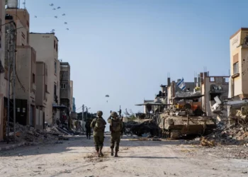 Transporte aéreo humanitario coordinado por las FDI al sur de Gaza