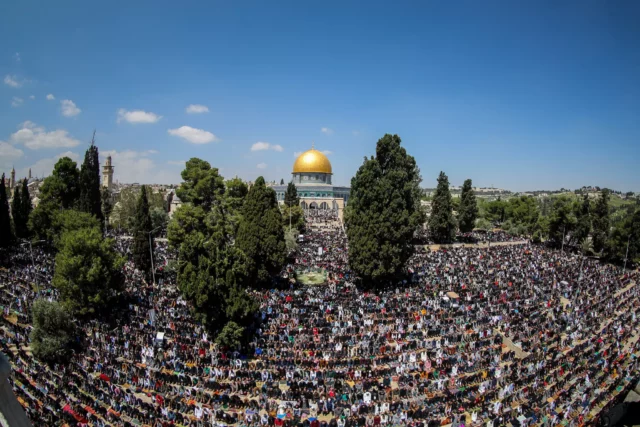 Limitación del acceso de musulmanes israelíes al Monte del Templo durante el Ramadán
