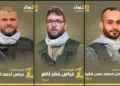 Ataques de Israel matan a tres terroristas de Hezbolá