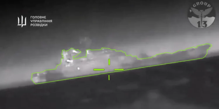 Tácticas de Ucrania para destruir barcos rusos con drones