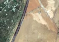 Imágenes de satélite: Egipto construye un muro cerca de frontera Gaza