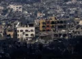 Imagen satelital: 35% de edificios de Gaza dañados o destruidos
