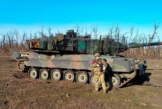 Tanque Leopard 2A6 capturado por Rusia