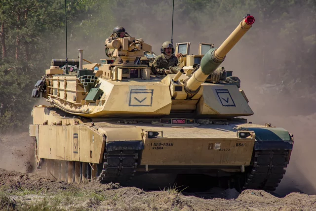 Tanque M1A1 Abrams capturado por Rusia en Ucrania