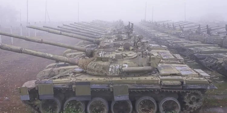 Rusia acaba de lanzar el mayor asalto con tanques de la guerra