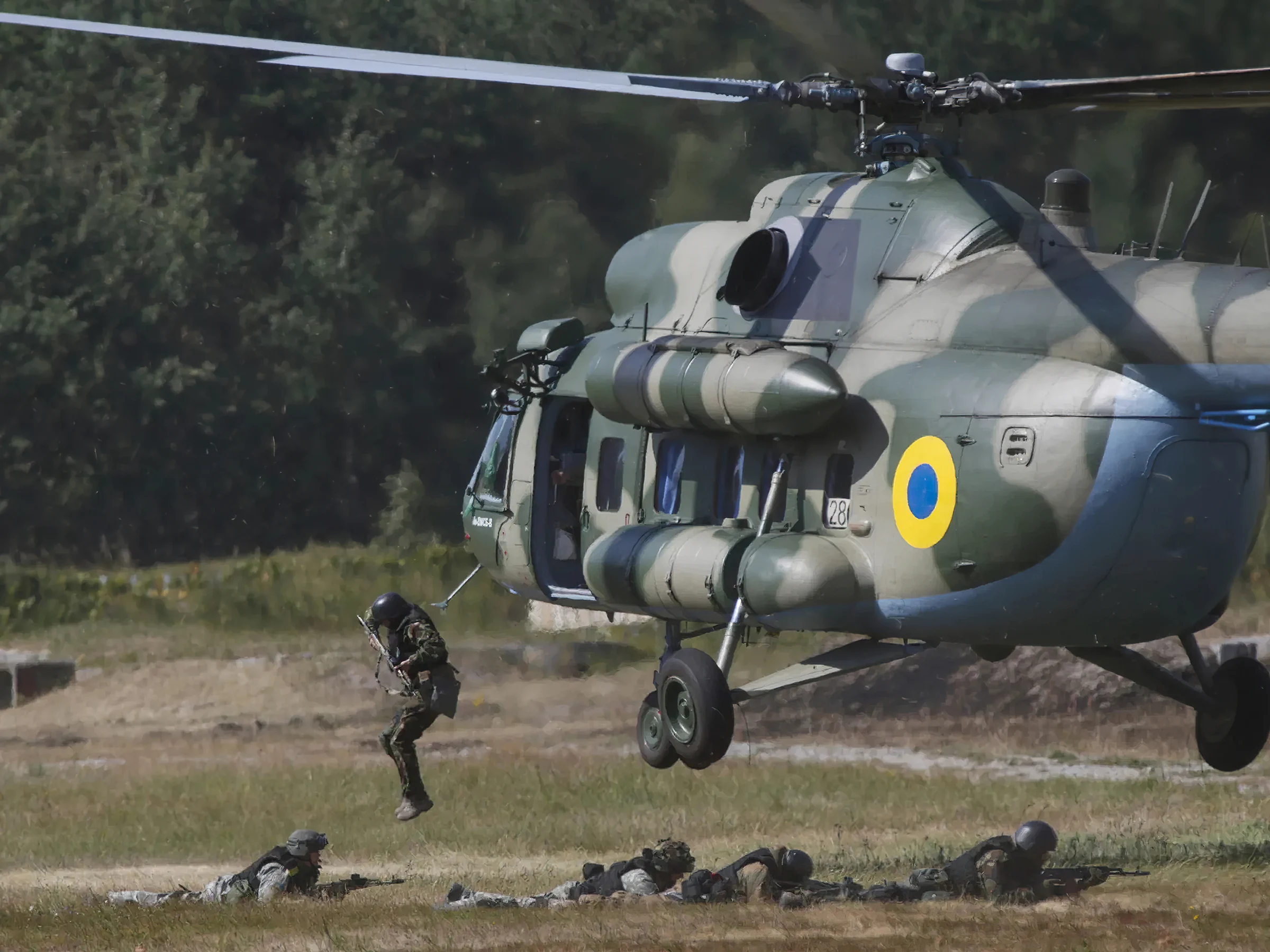 Ukrainian Mi-8 Helicopter