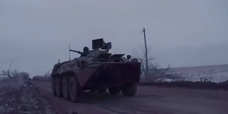Vehículo de operaciones psicológicas ruso se dirigió hacia Avdiivka