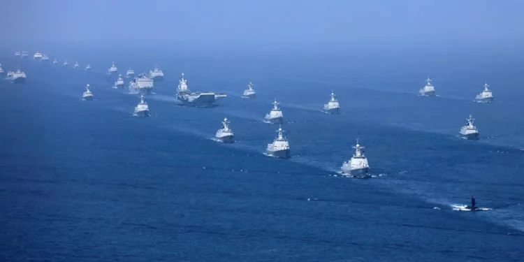 Ejercicios navales del ejército chino en el Mar de la China Meridional Li Gang / AP