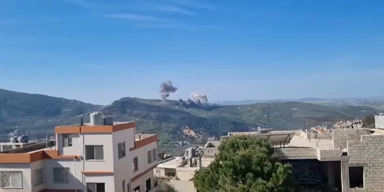 Ataques israelíes en aldea de Rachaya Al-Foukhar del Líbano