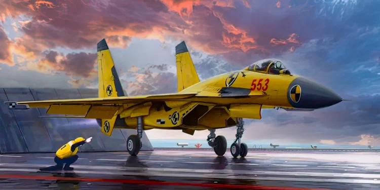 China copió el caza ruso Su-33 y fabricó el J-15