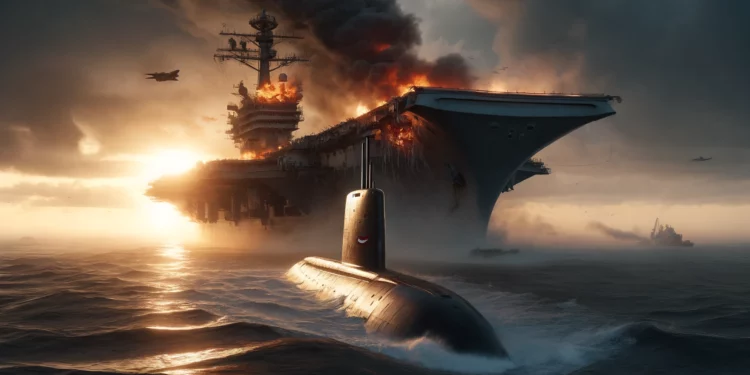Francia “hunde” portaaviones de EE. UU. con submarino nuclear