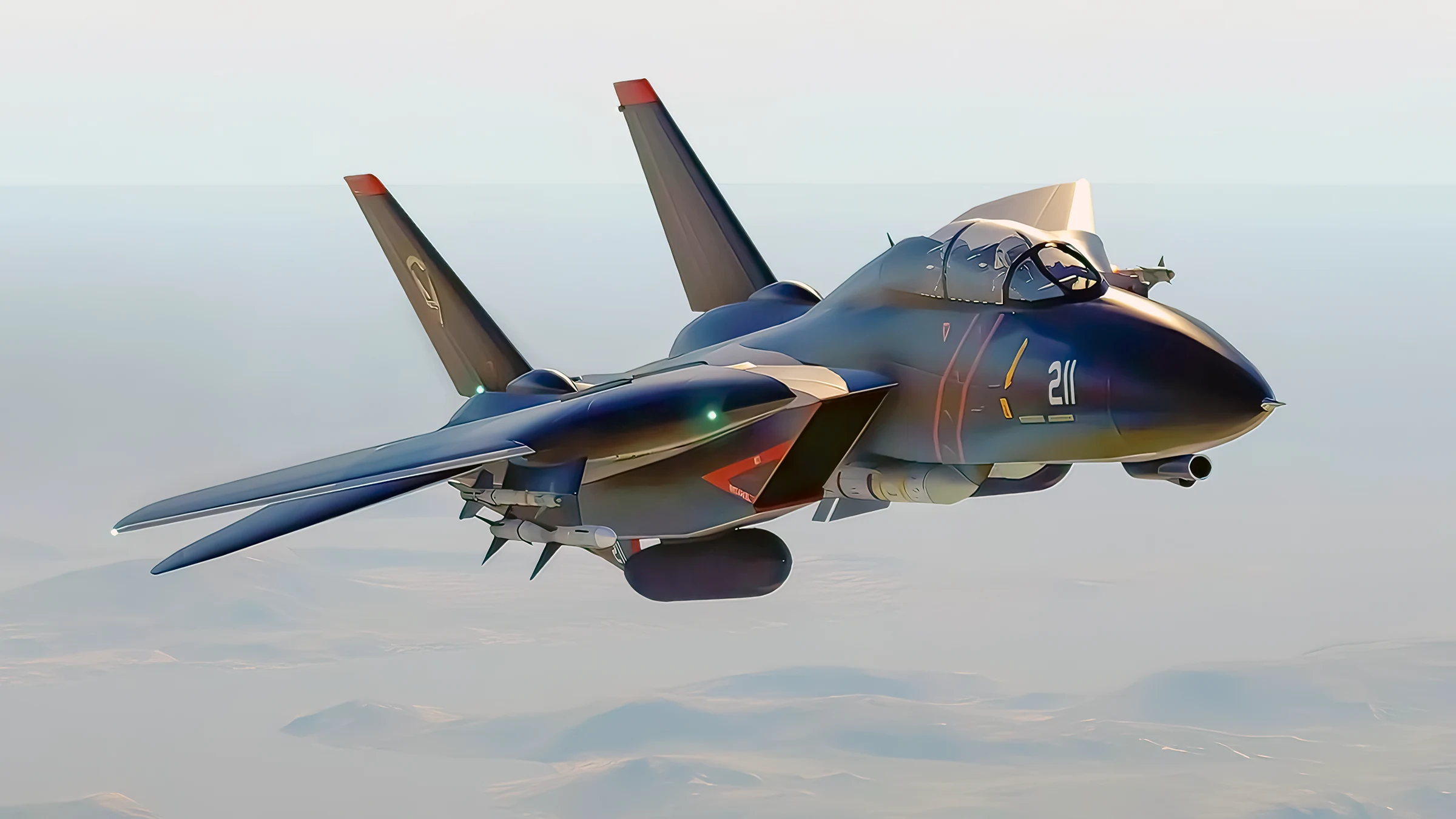Escuadrón Razgriz y su F-14A: el caza más estético en vuelo