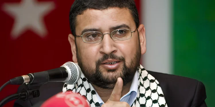 El portavoz de Hamás, Sami Abu-Zuhri. (Crédito de la foto: REUTERS / OSMAN ORSAL)