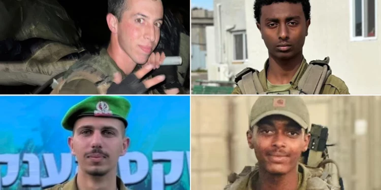 Las FDI anuncian la muerte de 4 soldados en Gaza