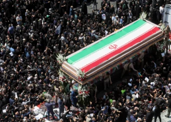 Cánticos de “muerte a Israel” en funeral del carnicero de Teherán
