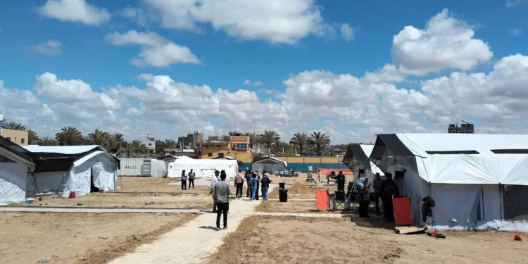 Israel coordina nuevo hospital de campaña en la Franja de Gaza
