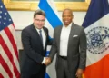 Alcalde de Nueva York da la bienvenida al nuevo cónsul general de Israel