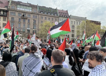 Manifestantes antiisraelíes marchan por Malmö
