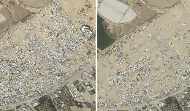 Las FDI evacúan a 950.000 gazatíes de Rafah en dos semanas