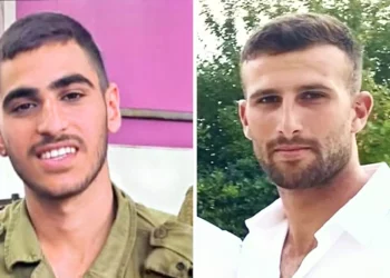 Sgt. First Class (res.) Adar Gavriel, left, and Sgt. Yonatan Elias, killed during fighting in Gaza on May 30, 2024. (Israel Defense Forces)
